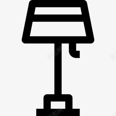 灯具灯具家具和家居3线性图标图标