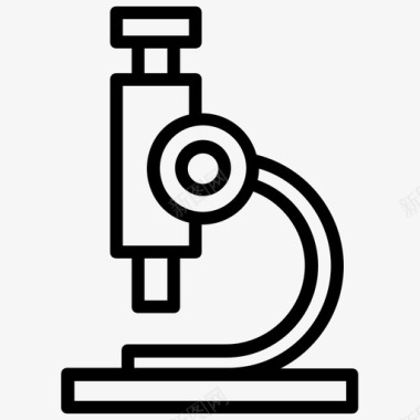 显微镜显微镜实验室设备实验室图标图标