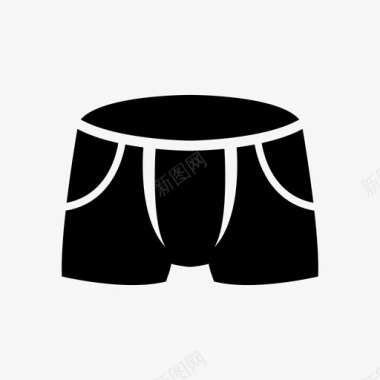男士内衣男士内裤拳击短裤图标图标