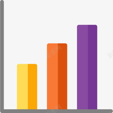 平面自然图标素材条形图图表平面图图标图标