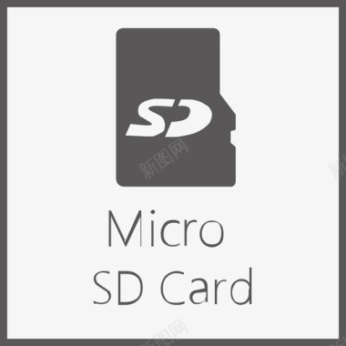 SD闪存卡micro sd card图标