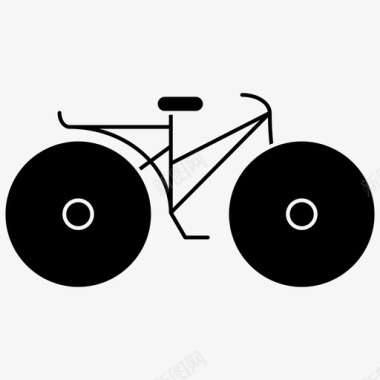 自行车日常用品图标图标