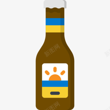 啤酒夏季派对5淡啤酒图标图标