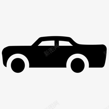 豪华汽车凯迪拉克埃尔多拉多美国汽车复古汽车图标图标