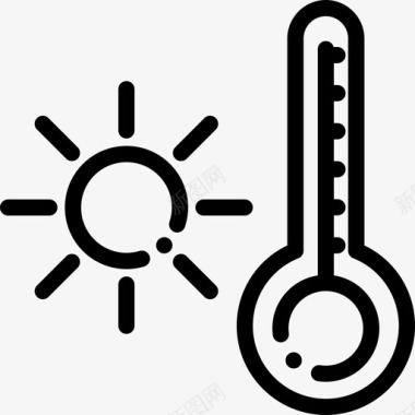 量温度温度农业32线性图标图标