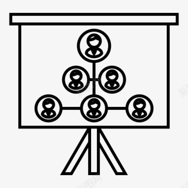 演示业务董事会管理层图标图标