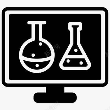 小生物生物技术临床研究计算机图标图标