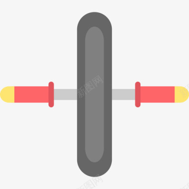 滚轮担架滚轮健身房2扁平图标图标
