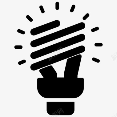 电灯泡led灯泡高效灯电灯泡图标图标