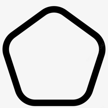 五边形图标免费下载 五边形矢量图标 icon