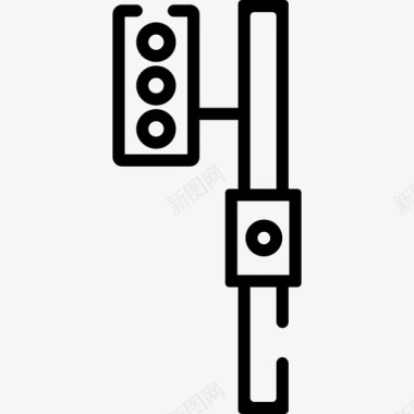 8个交通图标城市7号直线交通灯图标图标