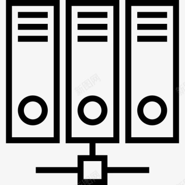 图标2我的文件文件柜数据存储2线性图标图标