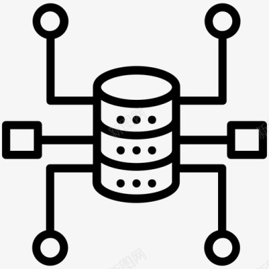 基础设施数据库架构数据管理数据库基础设施图标图标