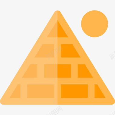 金字塔金字塔考古学7平面图标图标
