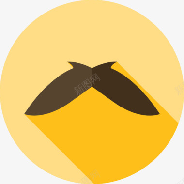 5月惠Moustache5月5日Flat图标图标