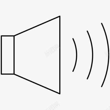 狗狗用品扬声器音频音量图标图标