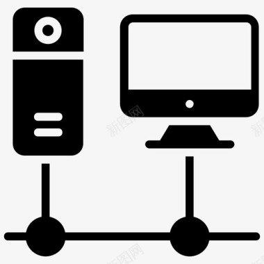 数据存储数据连接计算机数据管理器图标图标