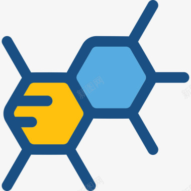 DNA细胞细胞学校和教育双色调图标图标