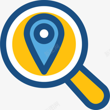 搜索图标Loupe搜索引擎优化和营销4duotone图标图标