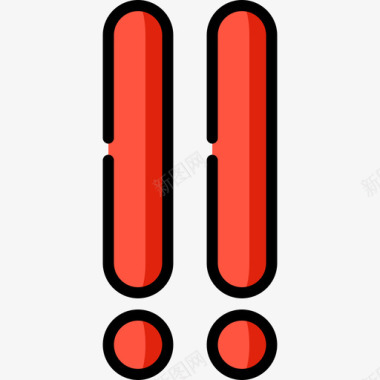 感叹号感叹号符号23线颜色图标图标