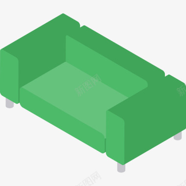 沙发家具34扁平图标图标