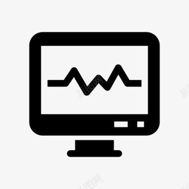 图标健康禅健康状况心跳心电图图标图标