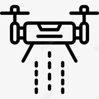 种植技术3图标无人机技术3直线型图标图标
