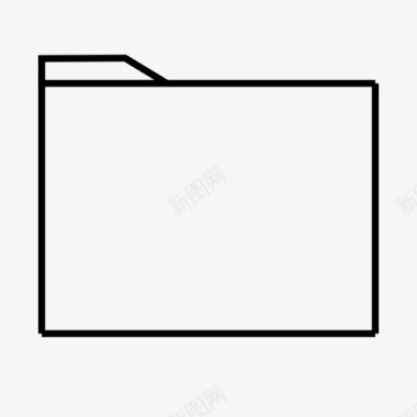 文件夹整洁列表图标图标