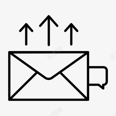 发送邮件电子邮件营销通知发送邮件图标图标