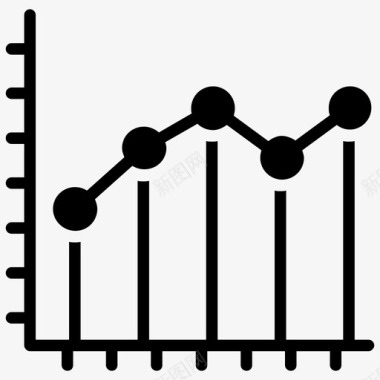 购物信息图表数据可视化分析仪表板图标图标