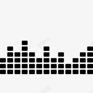 音频跳动录音音频均衡器图标图标