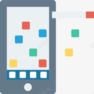 手机界面排版智能手机网页开发用户界面2平面图标图标