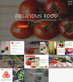 有机西红柿欧美商务大气有机蔬果产品宣传推广