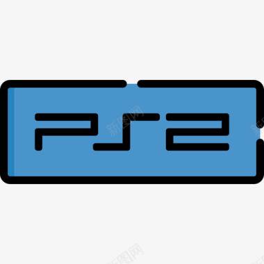 ps透明Ps2视频游戏logo2线性颜色图标图标