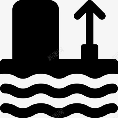 潜水泵水ocha人道主义图标v02图标