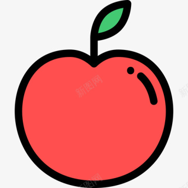 苹果感恩节57线形颜色图标图标