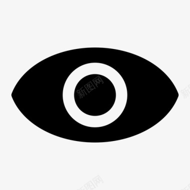 眼睛眼球瞳孔图标图标