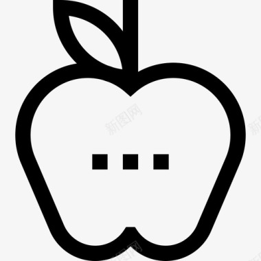 苹果苹果营销SEO8线性图标图标