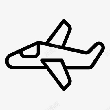 飞机交通工具旅行图标图标
