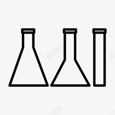 特斯拉科学家试管实验实验室图标图标