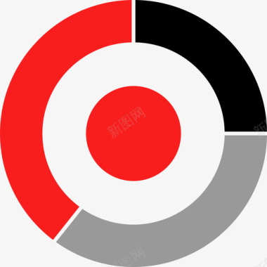 饼图互联网搜索引擎优化营销扁平图标图标