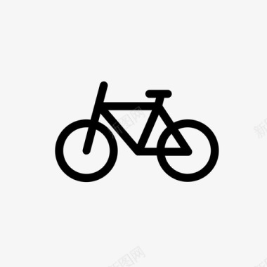 自行车城市骑图标图标