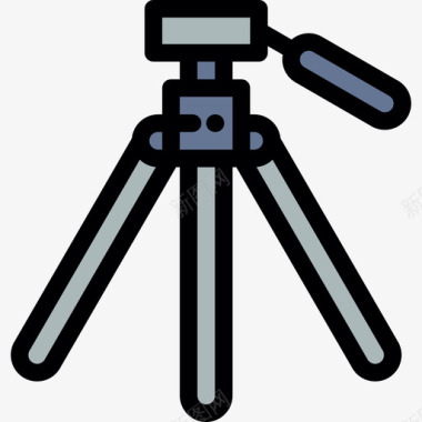 高炮摄影图片摄影师电影2线性颜色图标图标