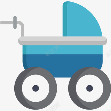 婴儿推车婴儿推车玩具16扁平图标图标