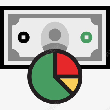 钱搜索引擎优化营销业务财务线性颜色图标图标