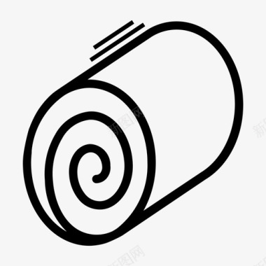 卷食物寿司图标图标