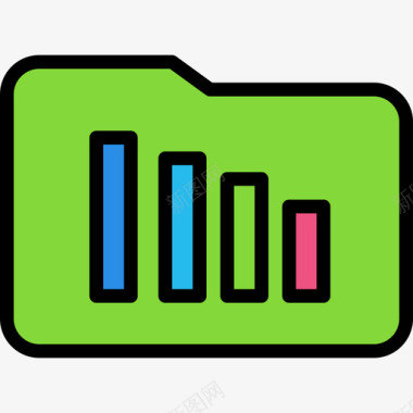 CC文件夹图标文件夹商业79线性颜色图标图标