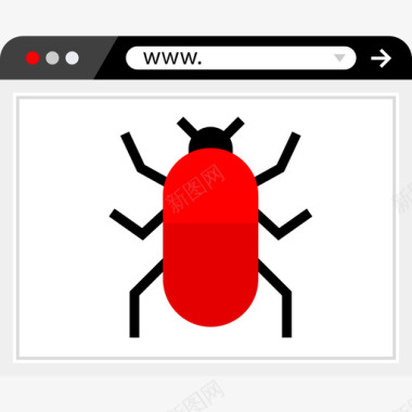 浏览器图标浏览器互联网安全4扁平图标图标