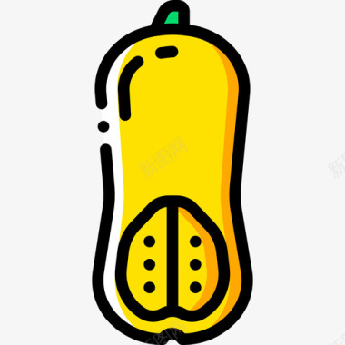 胡桃南瓜美食3黄色图标图标