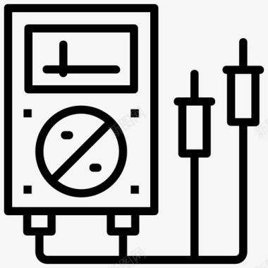 电压表电流表数字设备图标图标